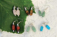 Crystal Earrings - Blue Turquoise